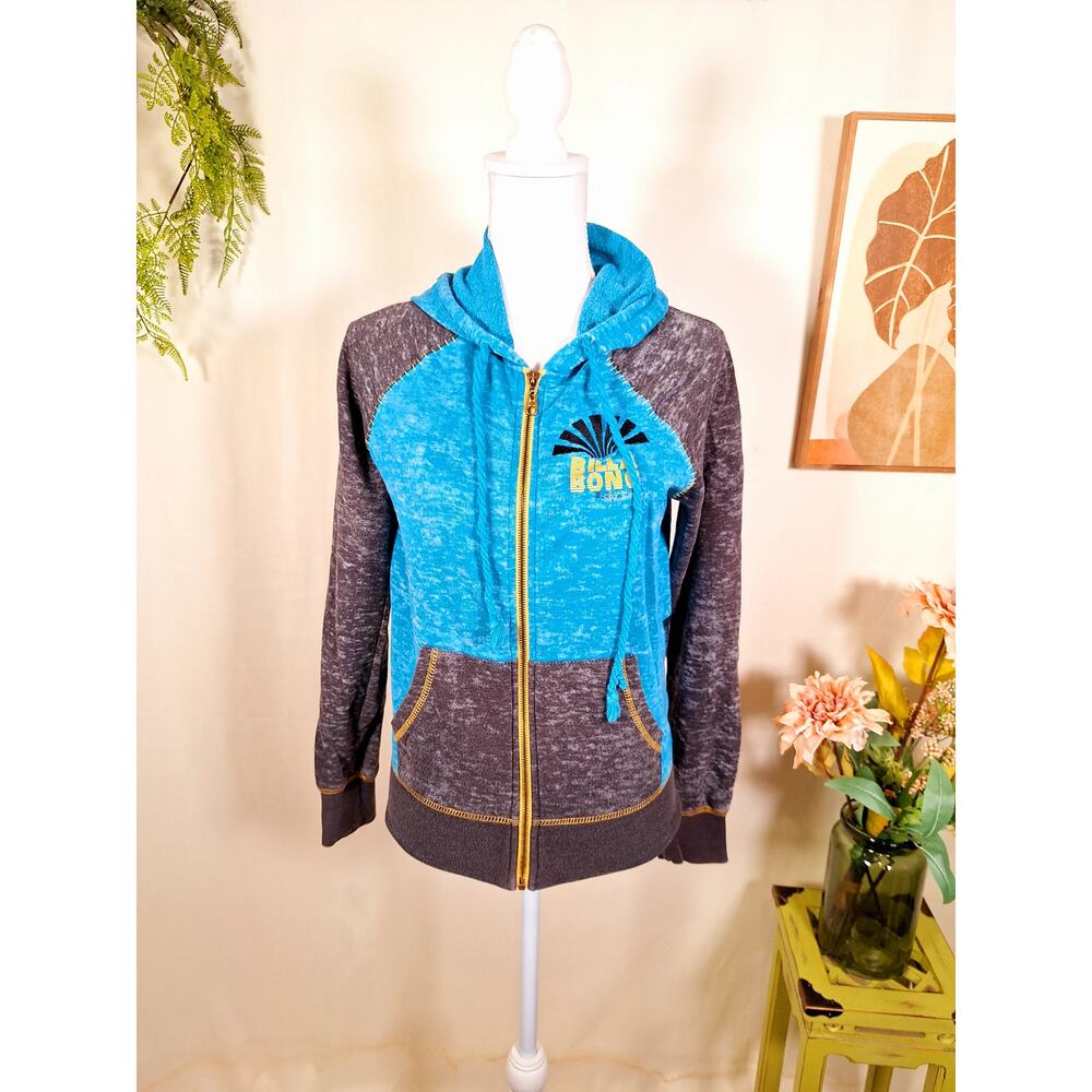 Billa Bong Women's Vintage Zipper Hoodie Jacket Size Medium